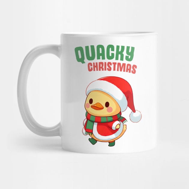 Quacky Christmas Duck by Takeda_Art